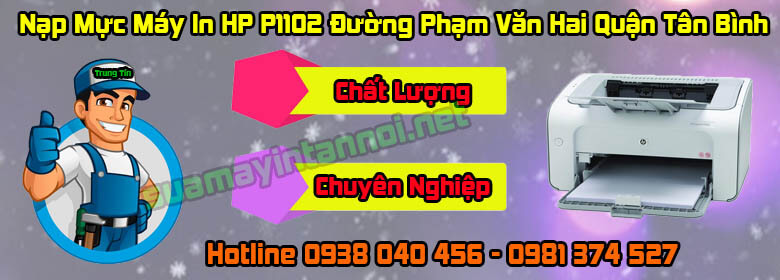 Nap Muc May In Hp P1102 Duong Pham Van Hai Quan Tan Binh